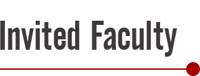 Invited Faculty
