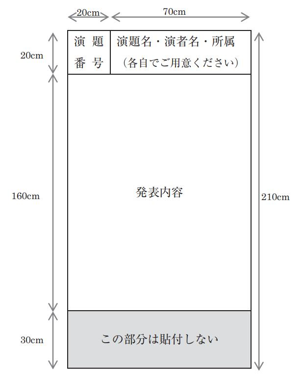 ポスターサイズ（幅90cm×高さ210cm）