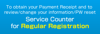 Service Counter for Regular Registration